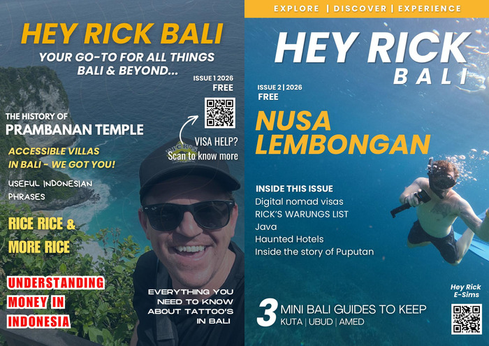 HEY RICK BALI MAGAZINE