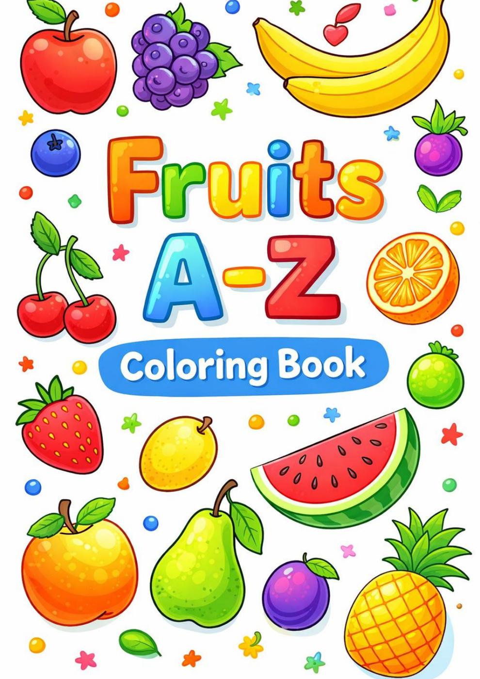 Fruits A-Z Coloring Book | PDF to Flipbook