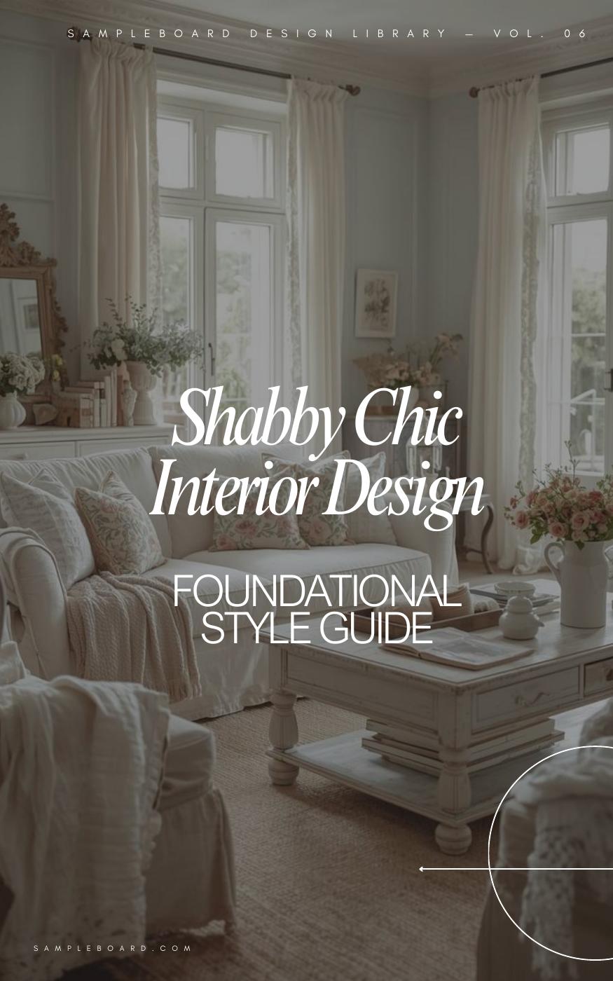 Shabby Chic Interior Design — Foundational Style Guide | SampleBoard