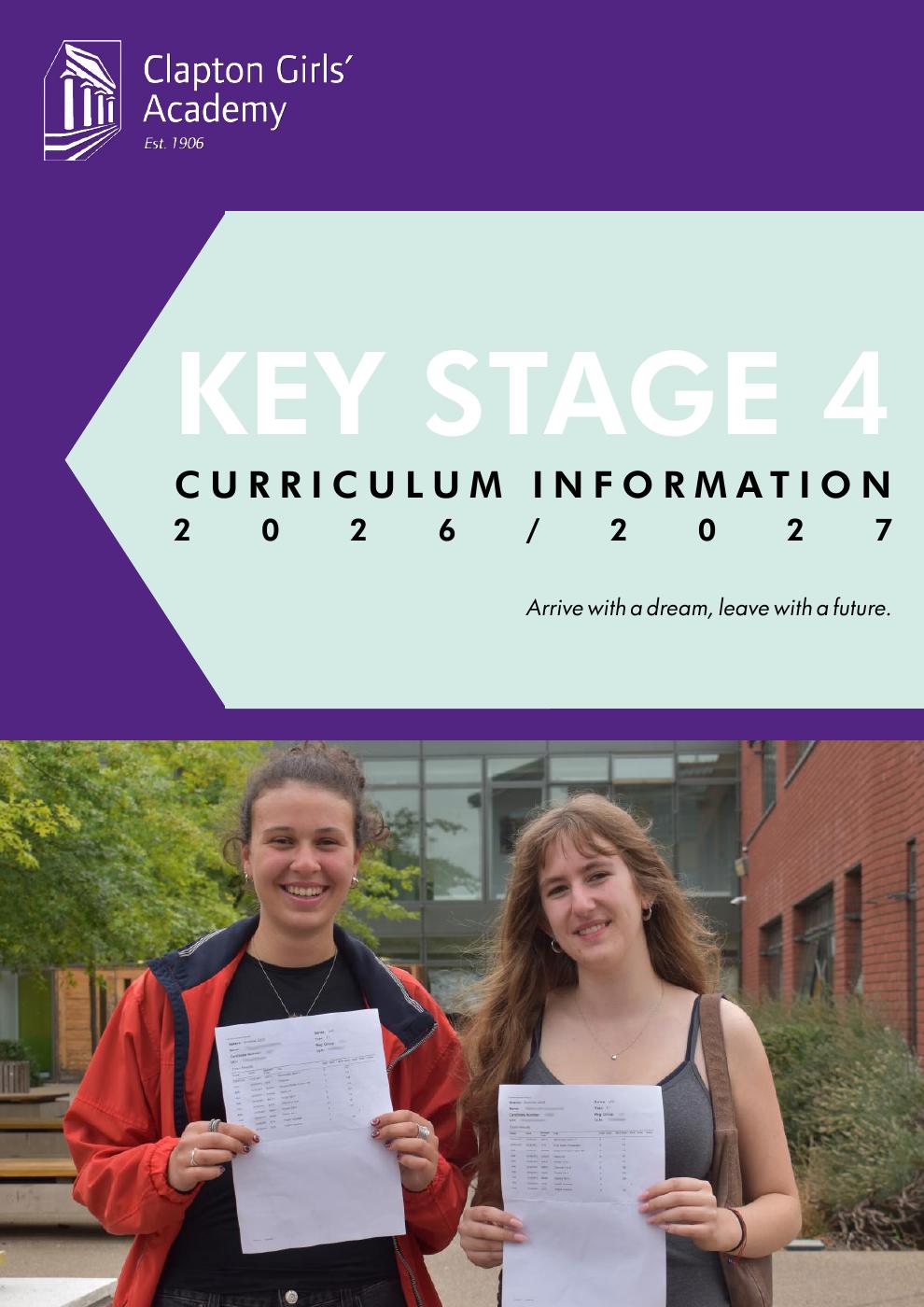 Key Stage 4 Curriculum Booklet