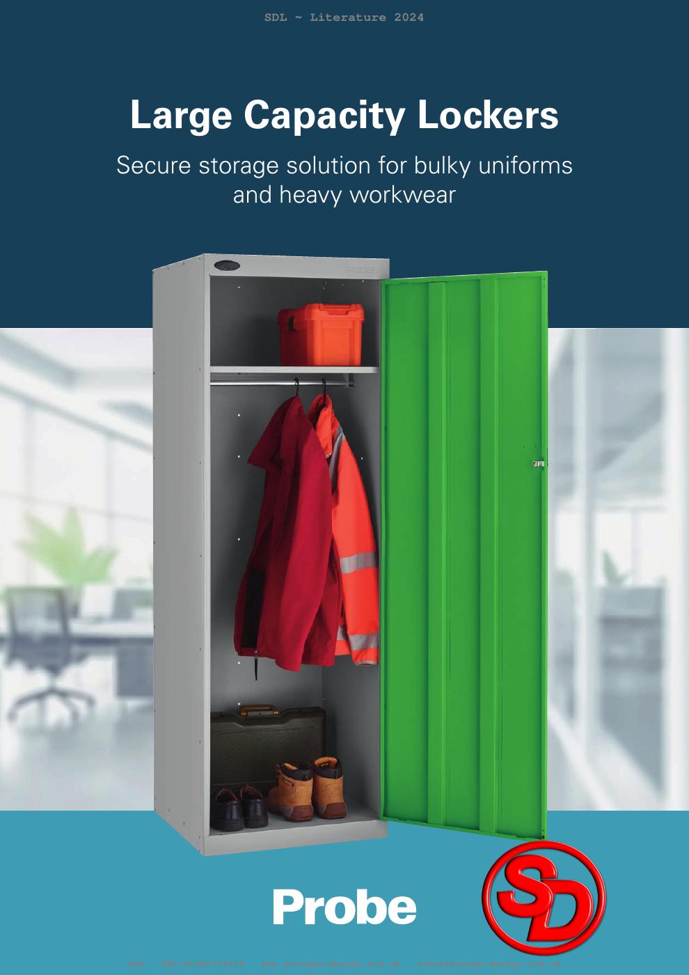 SDL Large Capacity Lockers Secure storage solution for bulky uniforms ...