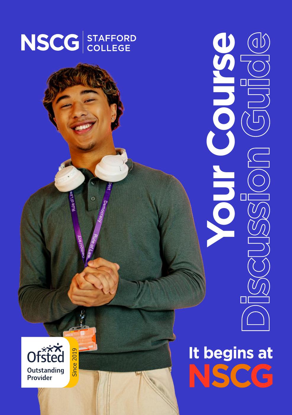 NSCG Stafford College - Your Course Discussion Guide