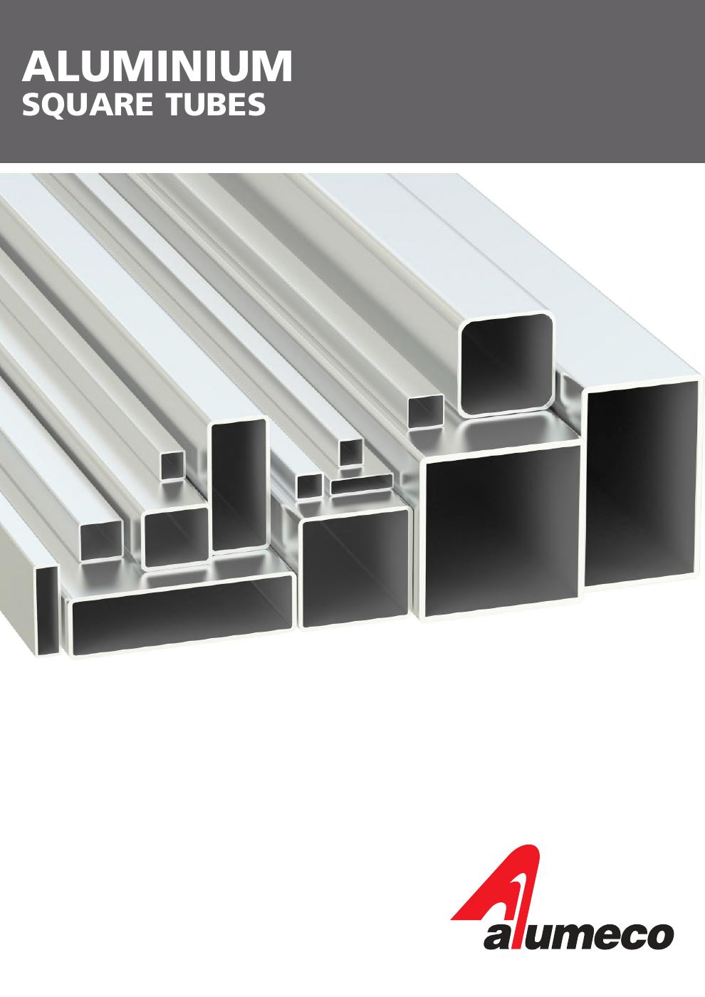 Aluminium square tubes