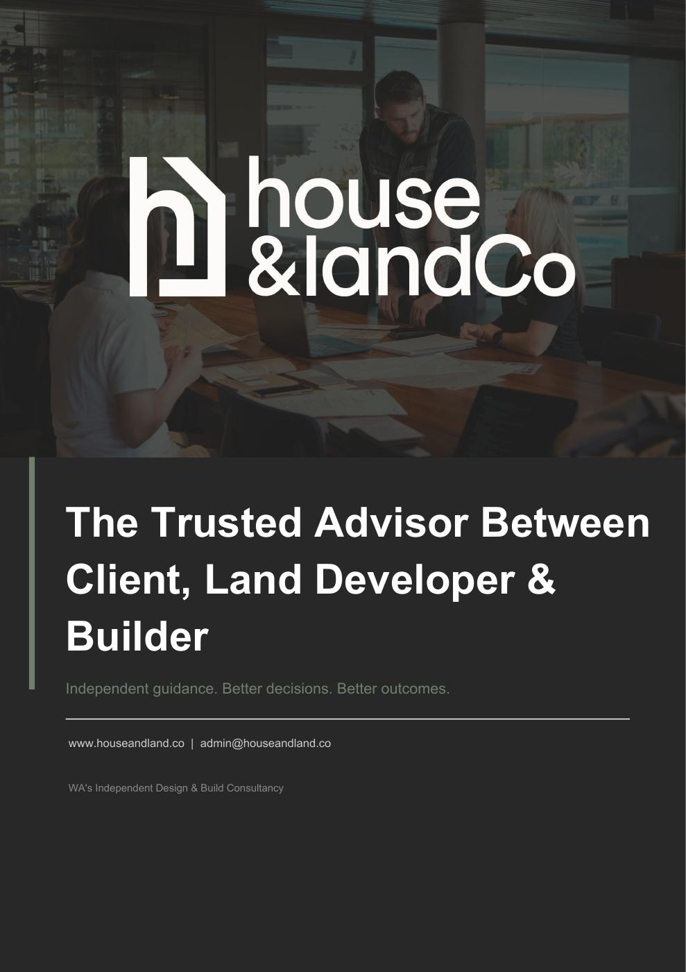 House and Land Co brochure
